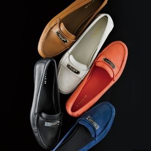 Coach FREDERICA suede loafers / driving mocs